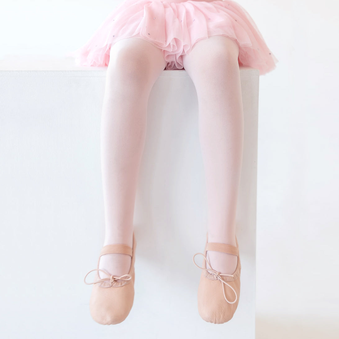 Kids Flo Dancewear Footed Ballet Tights