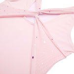 Flo Dancewear Girls Pink Tutu Dress with Sequin Cross Back 