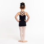 Flo Dancewear Girls Ballet Short with Lurex Waist