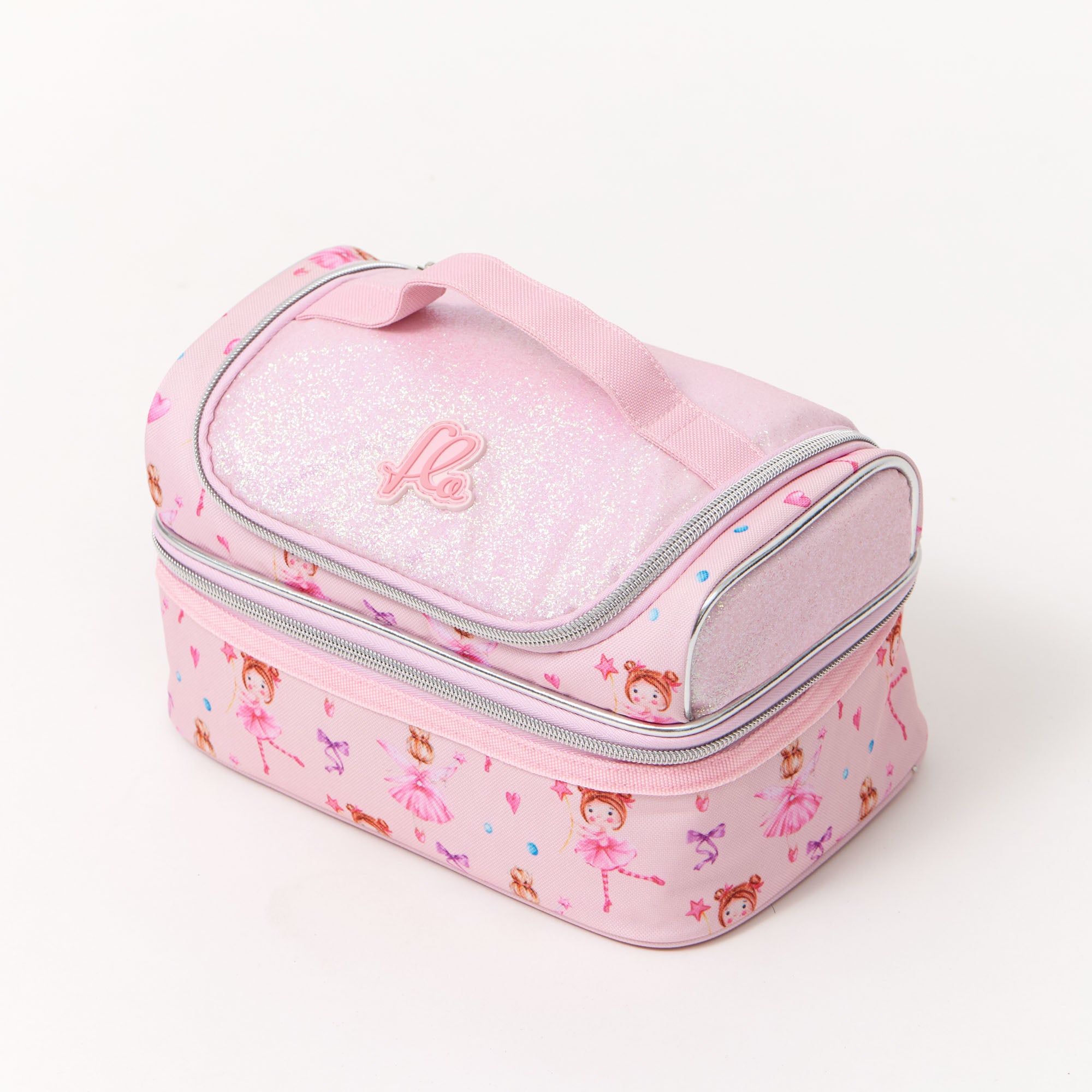 Back to School Ballerina Lunch Box with Glitter Finish