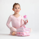 Flo Dancewear Kids Back to Ballet School Clear Ballerina Print Water Bottle
