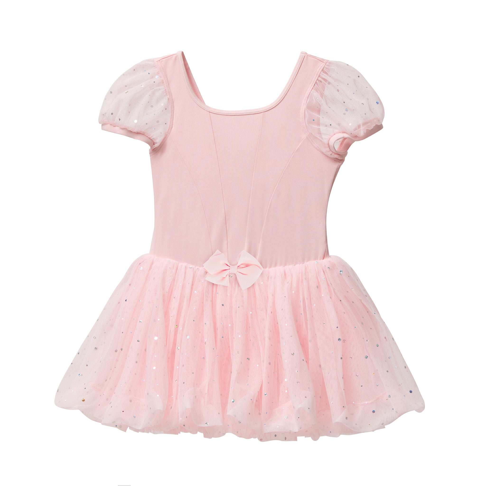 Flo Dancewear Girls Florian Sequin Tutu Dress with Bow Front