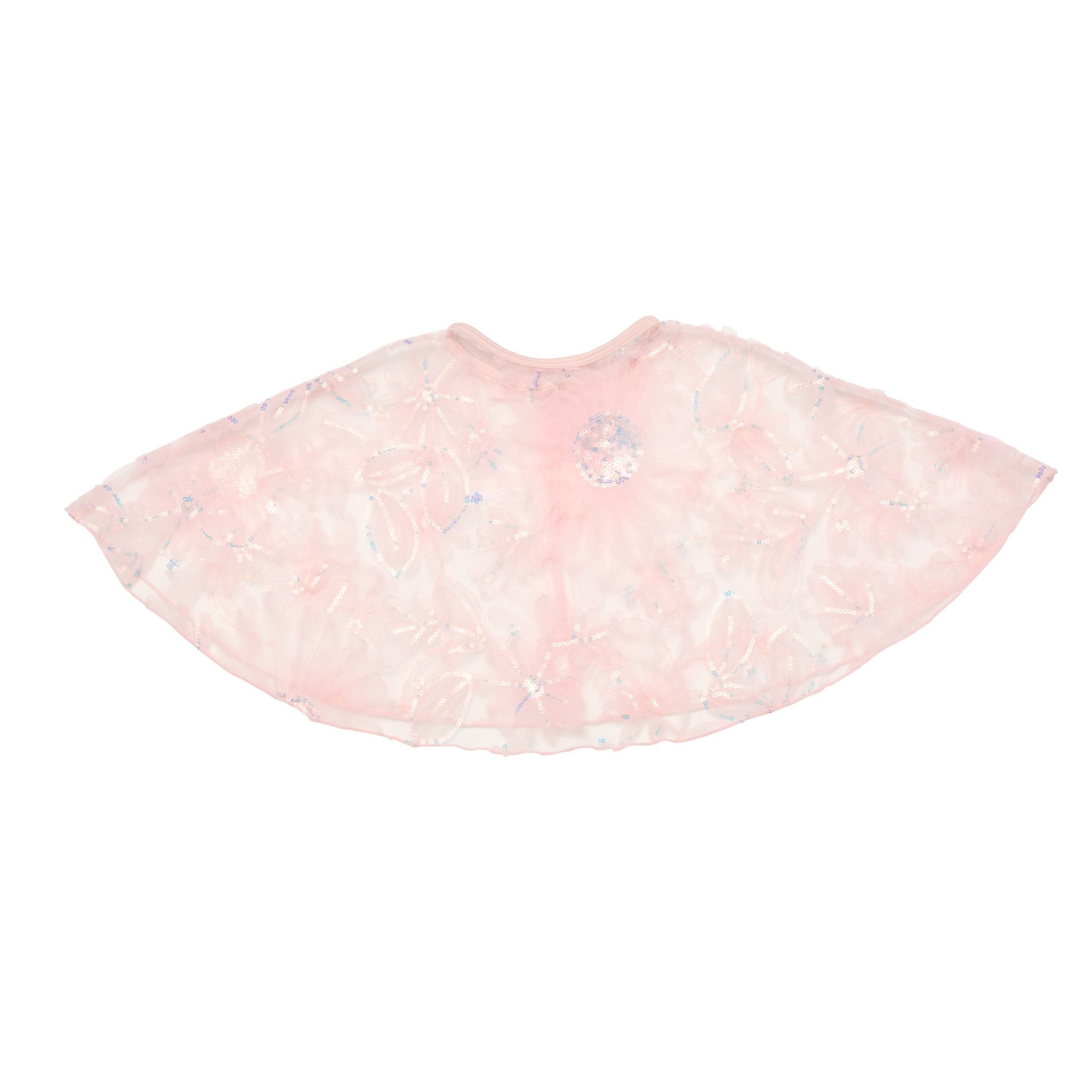 Flo Dancewear Girls Ballet Costume Sequin Flower Cape Back