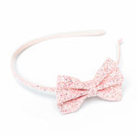 Flo Dancewear Girls Glitter Bow Headband in Pink