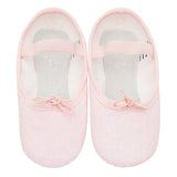 Flo Dancewear Girls Pink Glitter Ballet Shoes