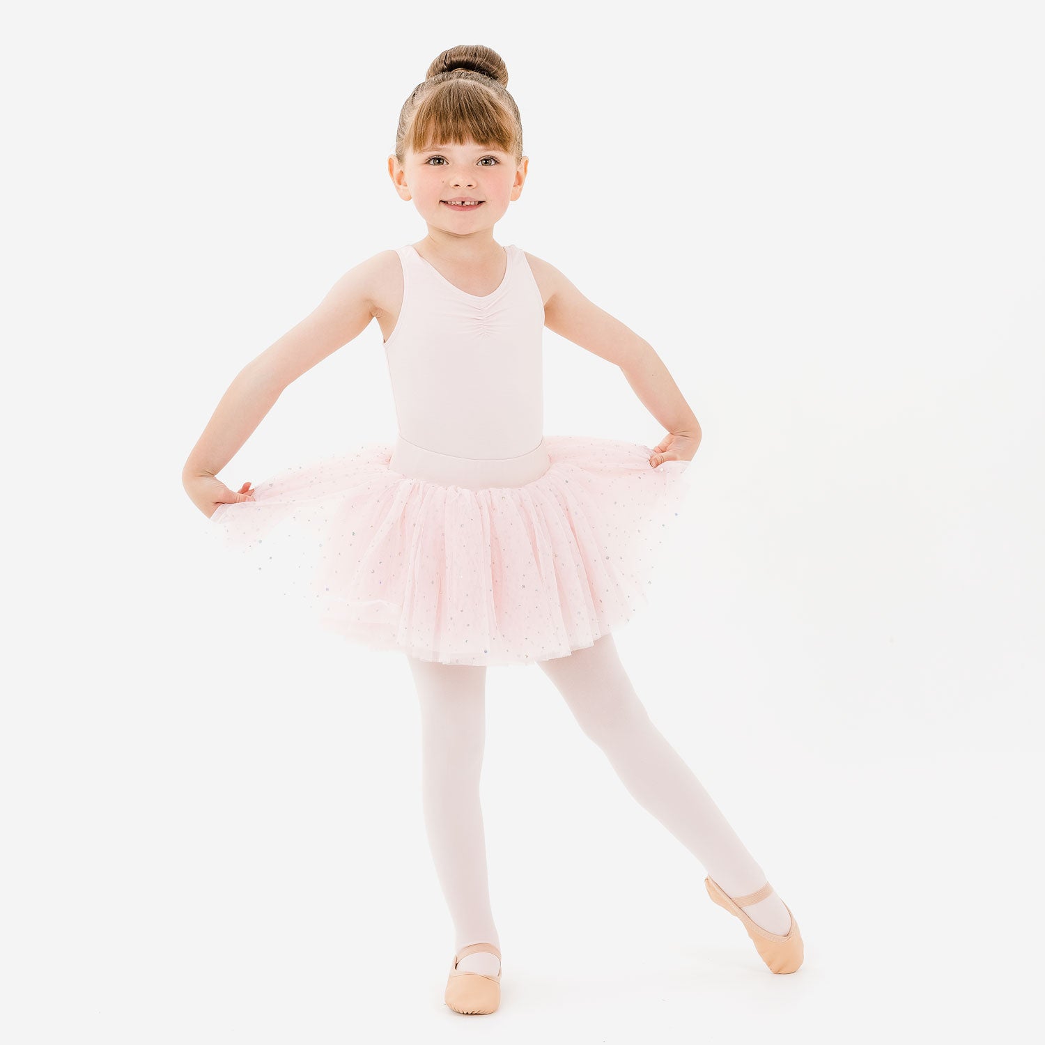 Girls' Ballet Tights - White - Decathlon