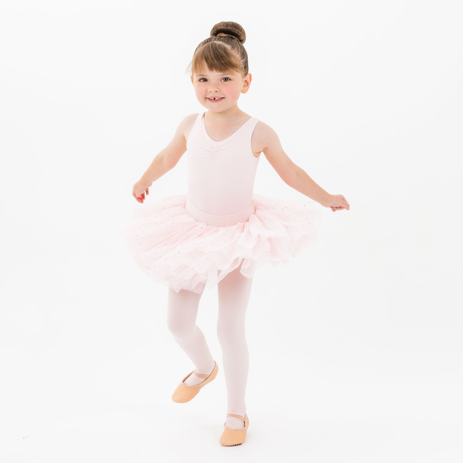 Flo Dancewear Girls Ballet Outfit with Sequin Tutu