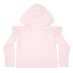 Flo Dancewear Evie Tulle Frill Hoodie in Pink