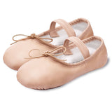 Girls Leather Ballet Shoes