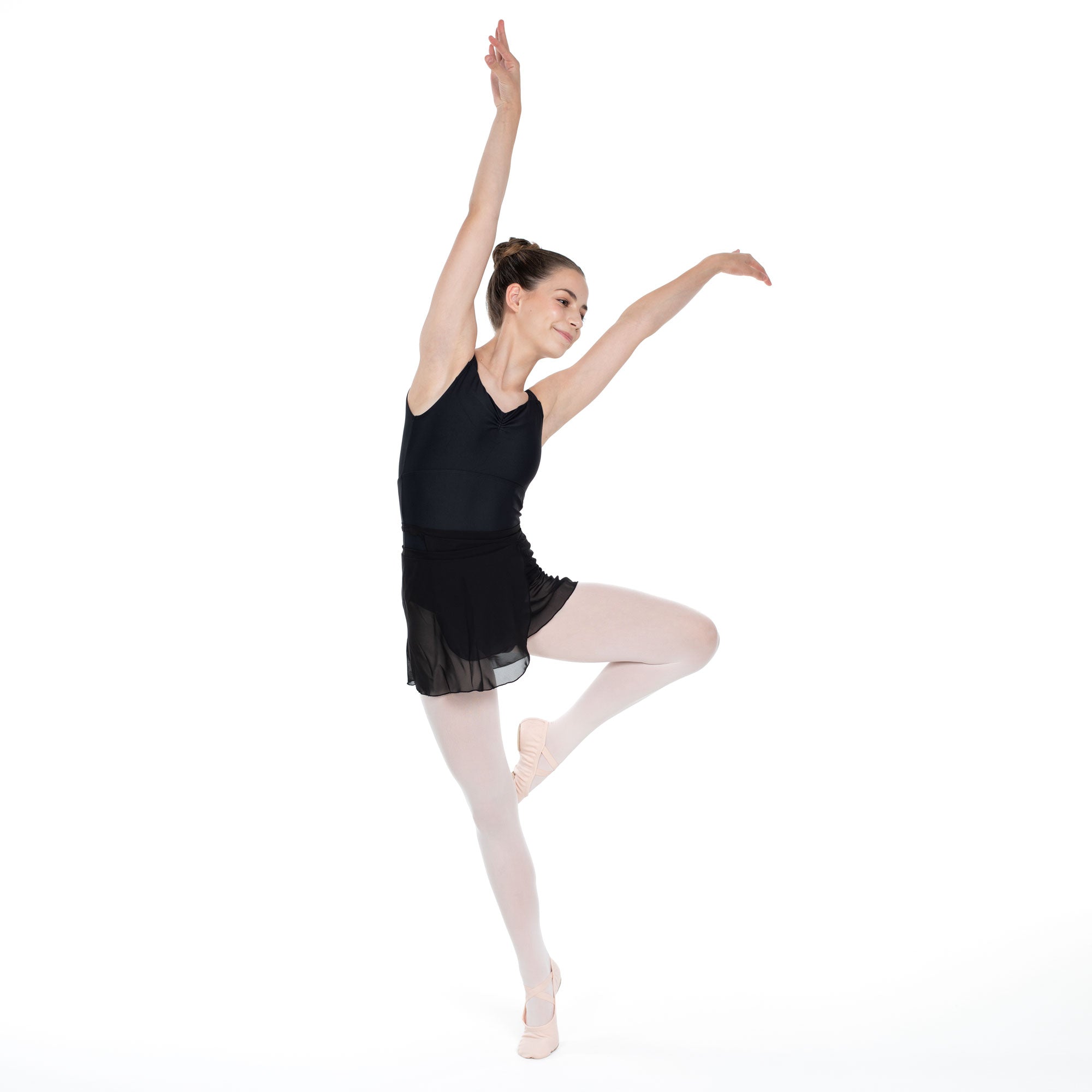Taylor: Teen Ballet Cami Leotard in Black – Flo Dancewear