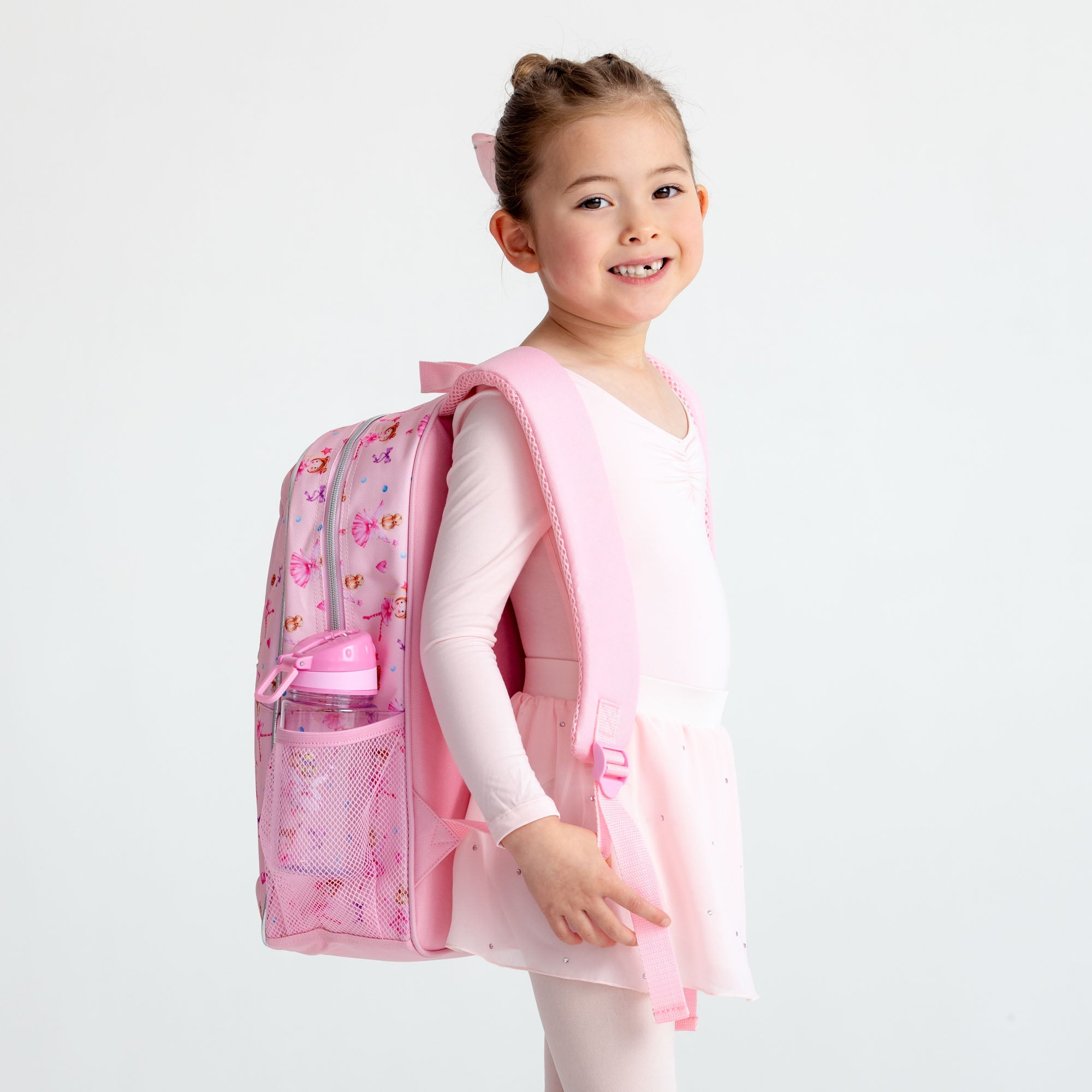 Back To Ballet School Backpack in Pink Ballerina Print