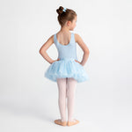 Flo Dancewear Girls Soft Tulle Ballet Tutu with Sequins in Blue