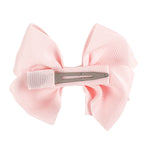 Flo Dancewear Girls Grosgrain Bow Clip Set in Pink