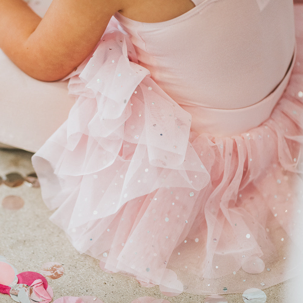 Flo Dancewear Pink Sequin Ballet Tutu